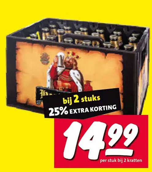 bij 2 stuks 25% EXTRA KORTING