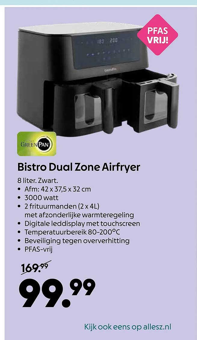 Bistro Dual Zone Airfryer