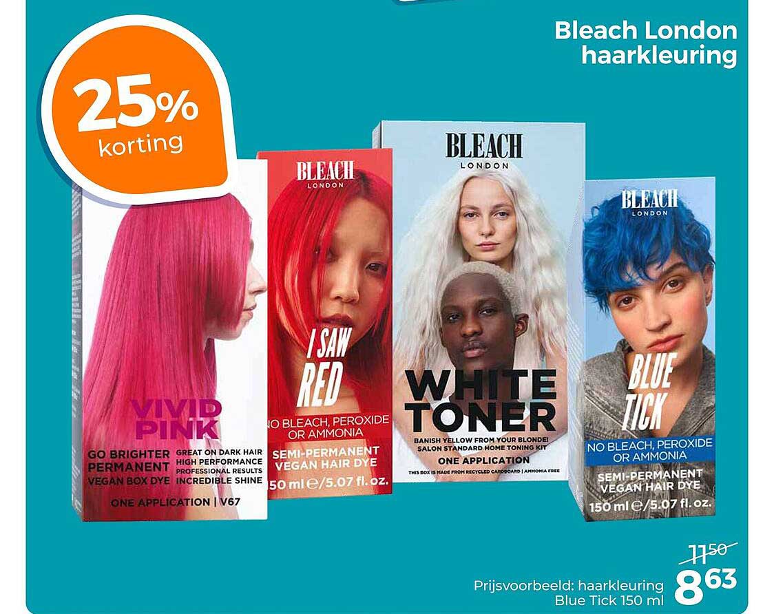 Bleach London haarkleuring