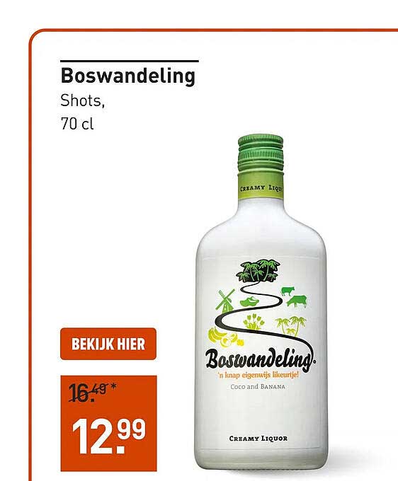 Boswandeling Shots, 70 cl