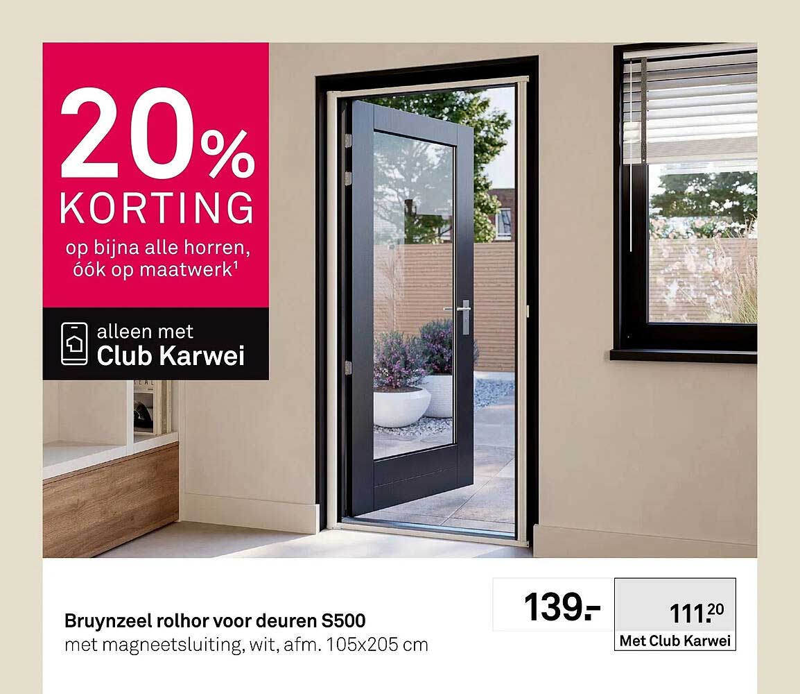 Bruynzeel rolhor voor deuren S500