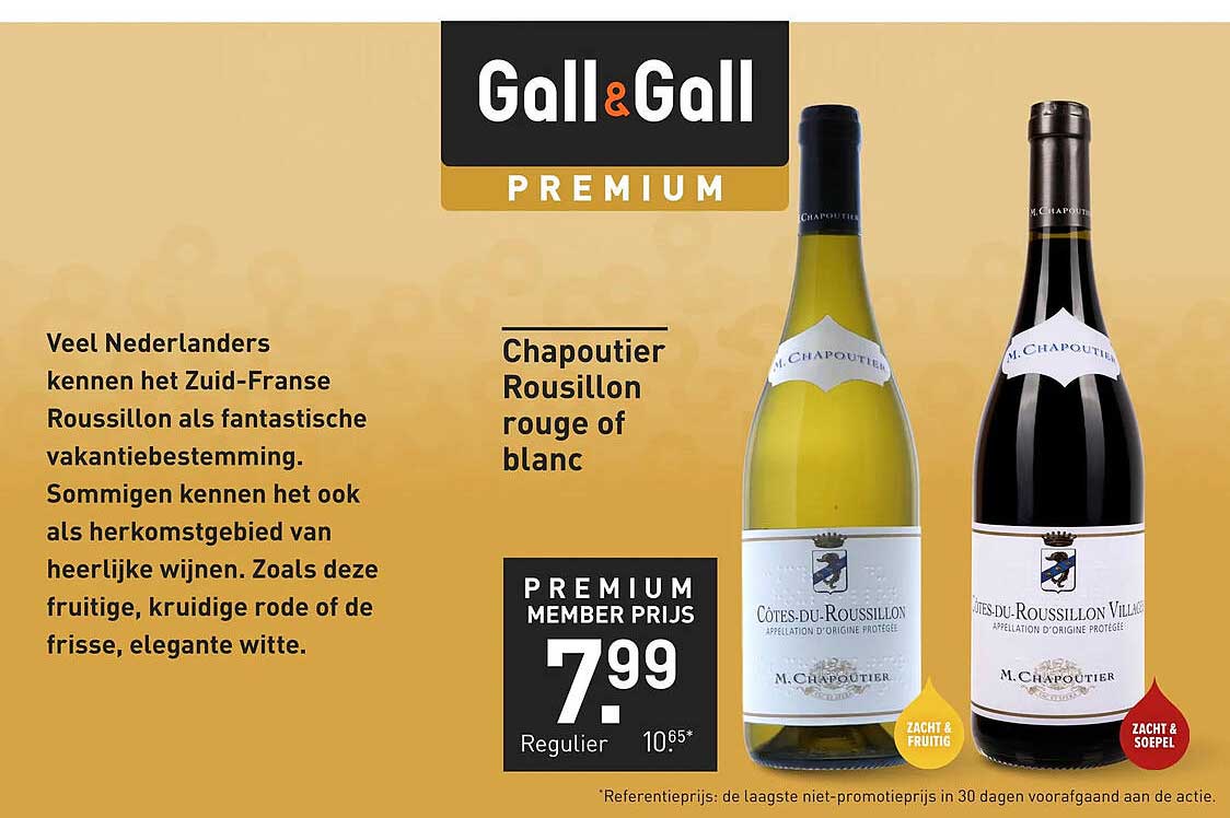 Chapoutier Roussillon rouge of blanc