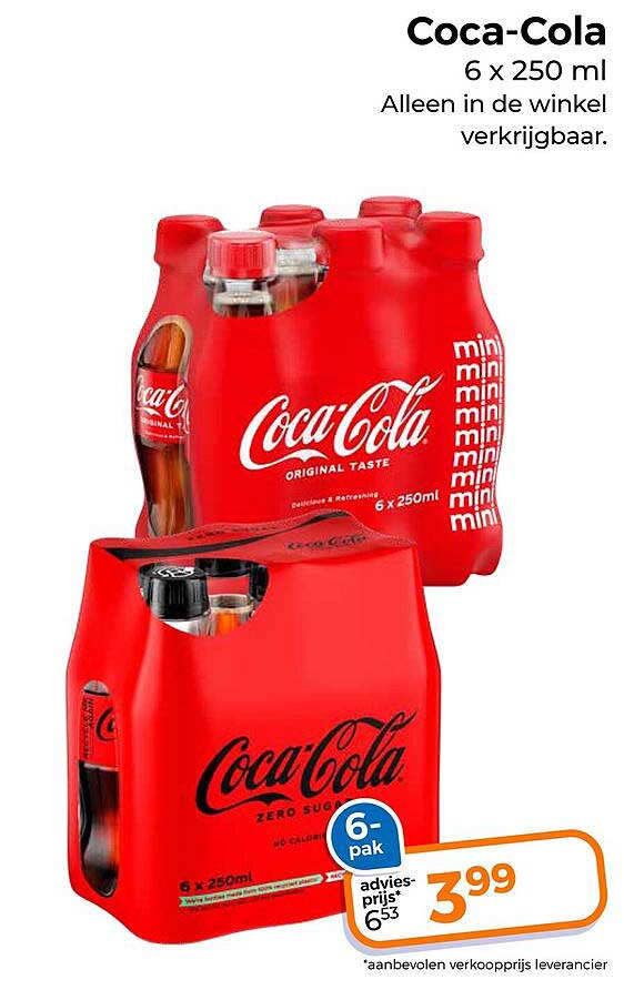 Coca-Cola 6 x 250 ml