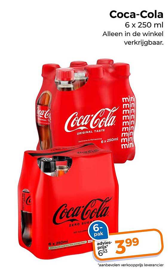 Coca-Cola 6 x 250 ml