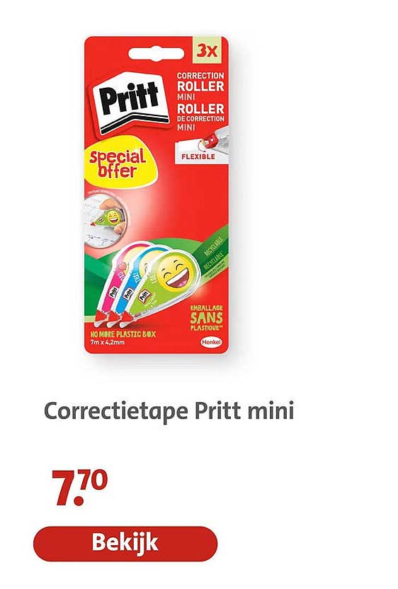 Correctietape Pritt mini