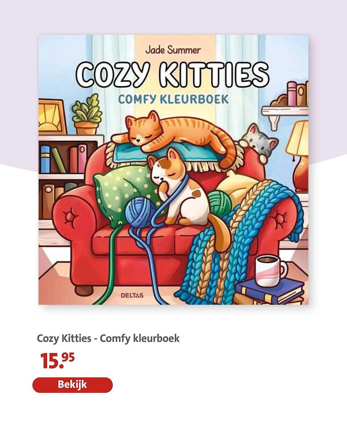 Cozy Kitties - Comfy kleurboek