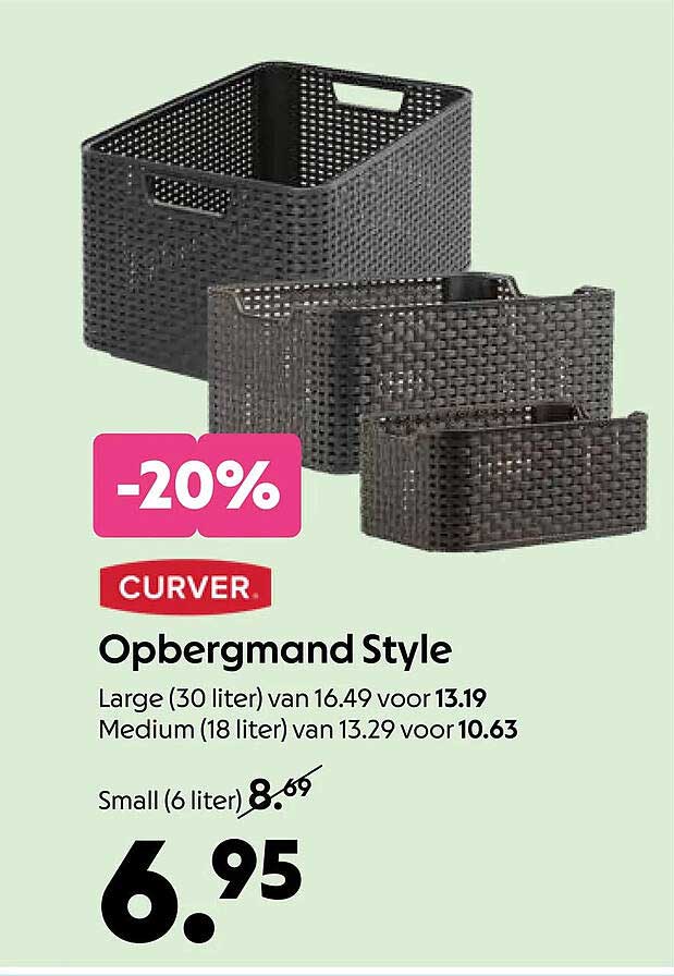 CURVER Opbergmand Style -20%