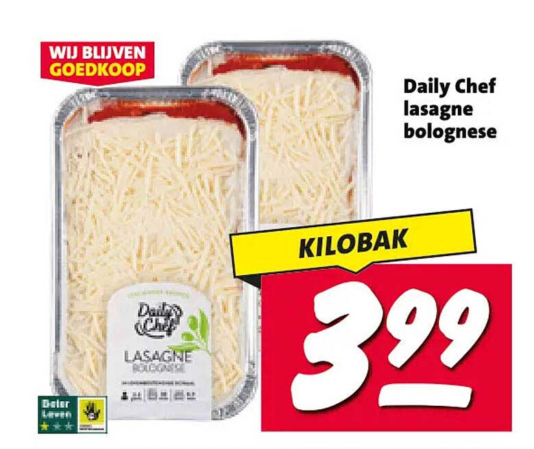 Daily Chef lasagne bolognese KILOBAK