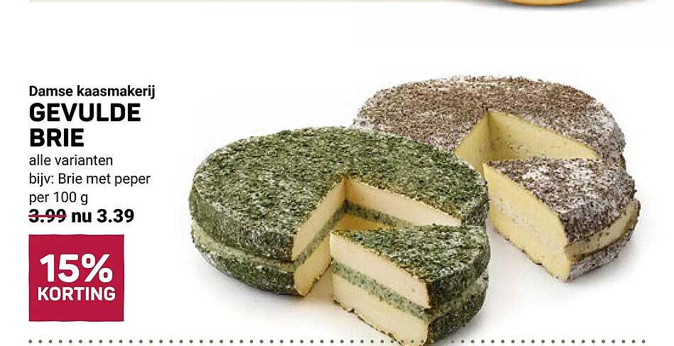 Damse kaasmakerij GEVULDE BRIE