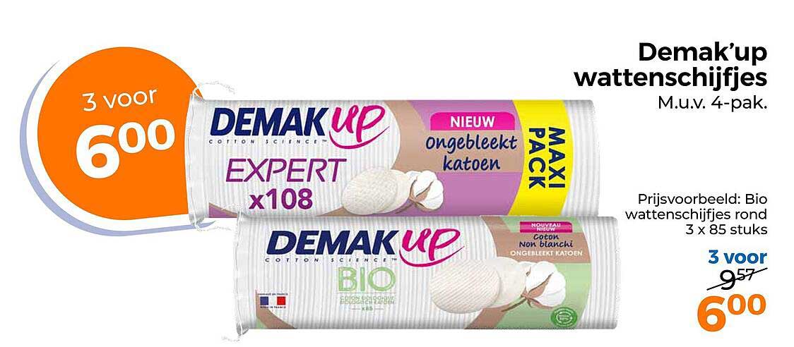 Demak'up wattenschijfjes