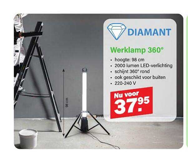 DIAMANT Werklamp 360°