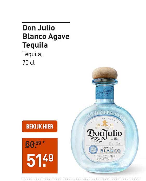 Don Julio Blanco Agave Tequila
