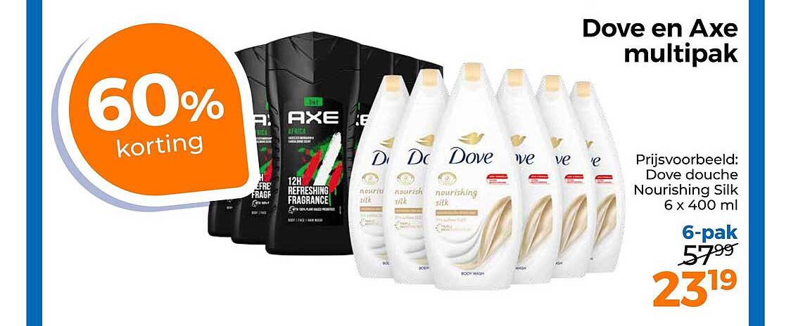 Dove en Axe multipak