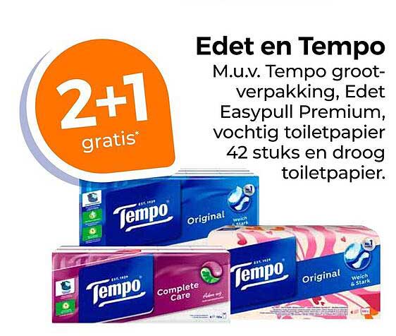 Edet en Tempo 2+1 gratis