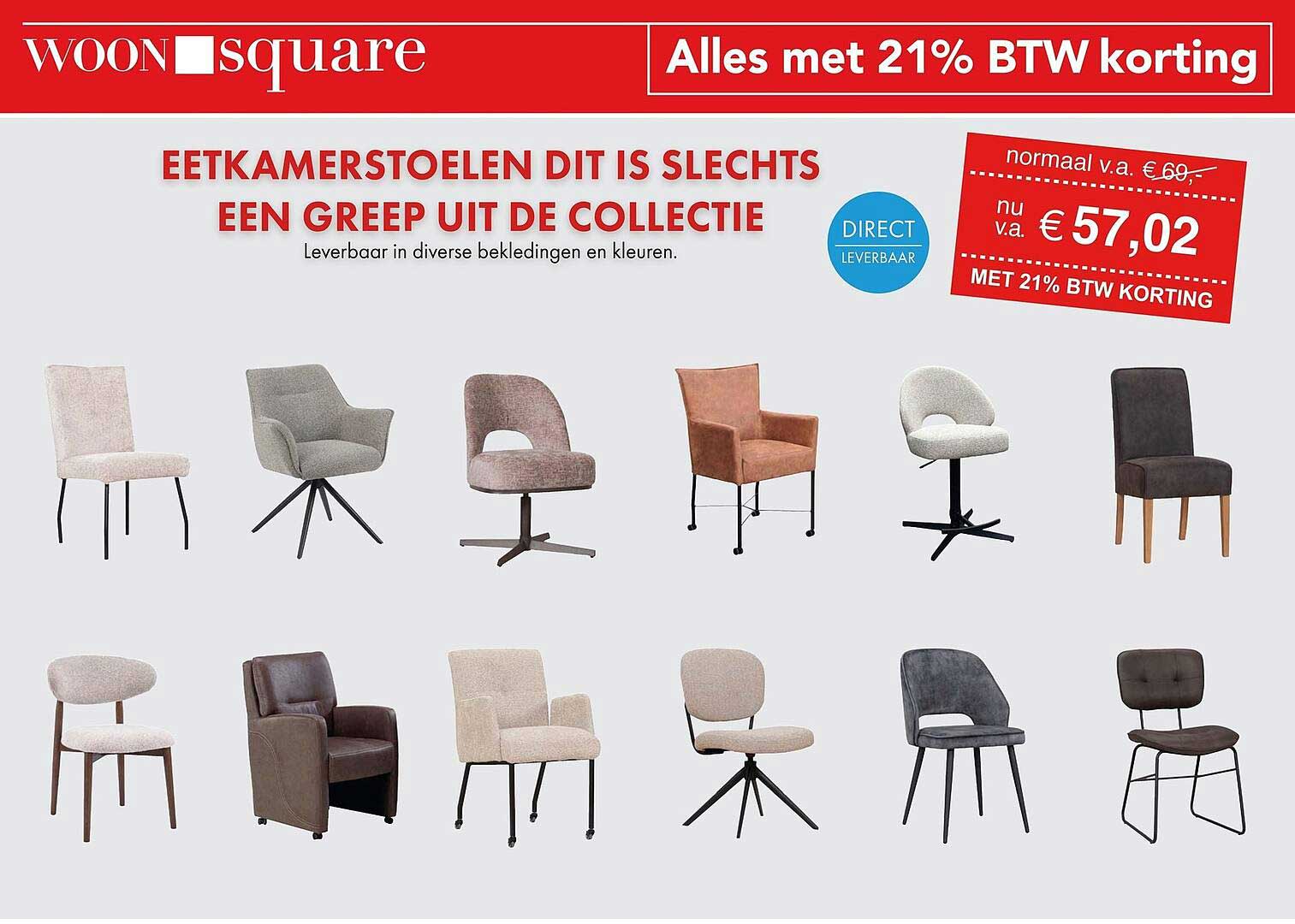 EETKAMERSTOELEN DIT IS SLECHTS EEN GREEP UIT DE COLLECTIE