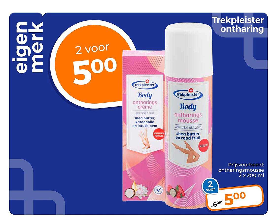 eigen merk 2 voor 5.00