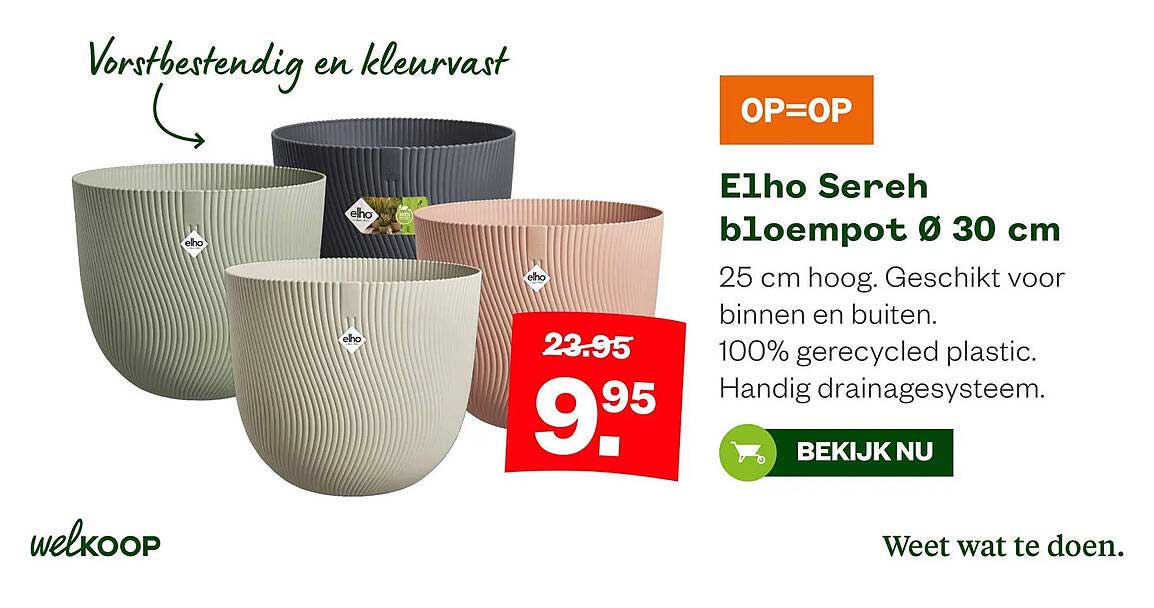 Elho Sereh bloempot Ø 30 cm
