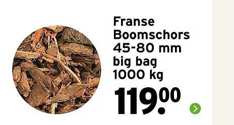 Franse Boomschors 45-80 mm big bag 1000 kg