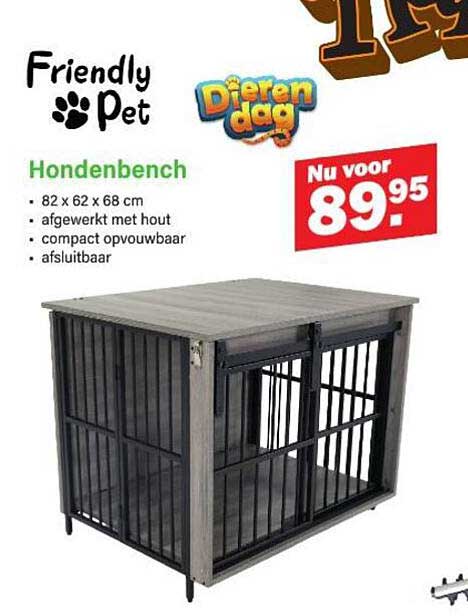 Friendly Pet Dieren dag Hondenbench