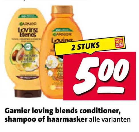 Garnier loving blends conditioner, shampoo of haarmasker alle varianten 2 STUKS