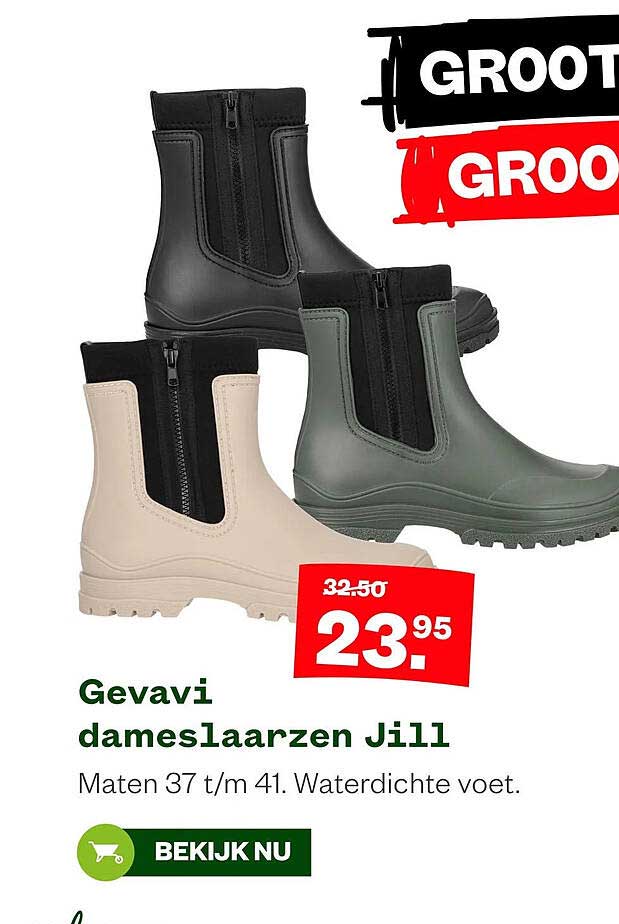 Gevavi dameslaarzen Jill