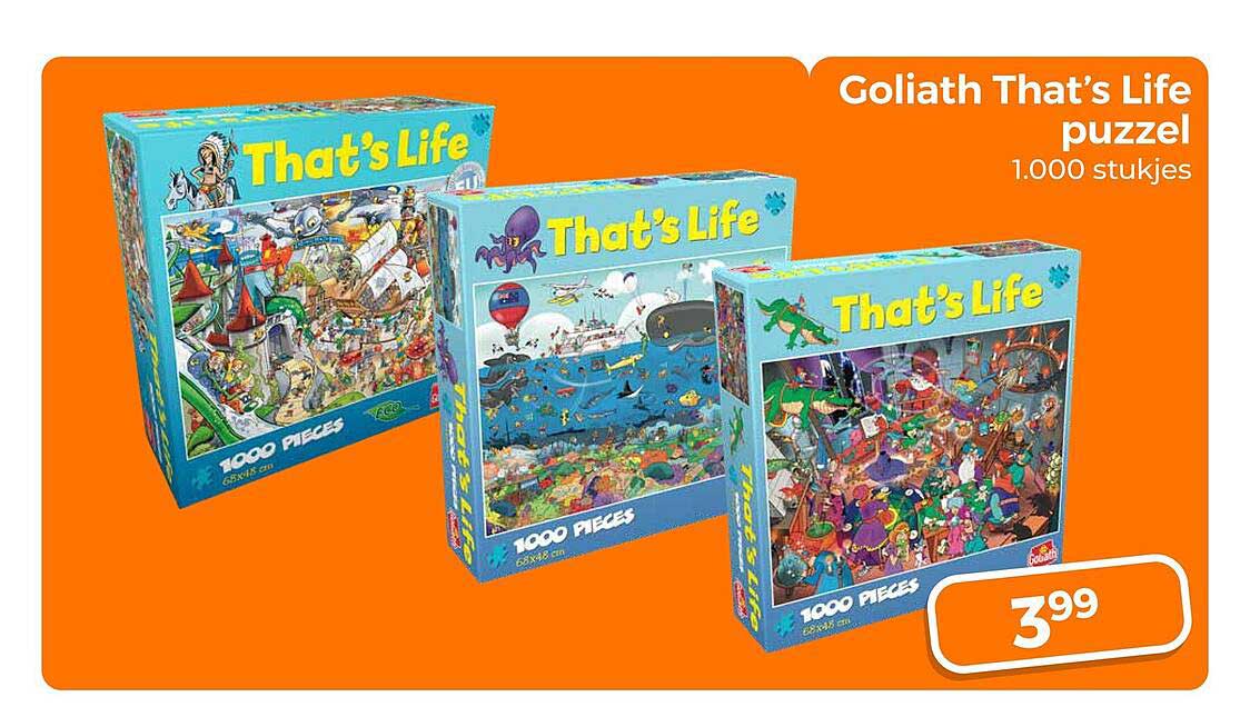 Goliath That's Life puzzel 1.000 stukjes