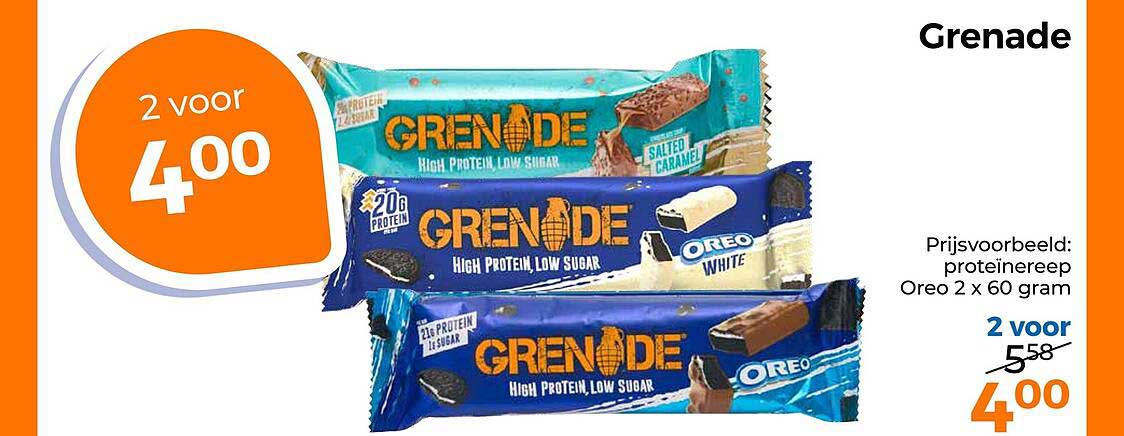 Grenade 2 voor 4.00