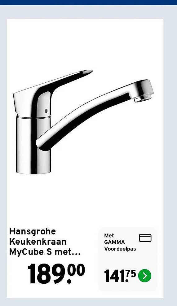 Hansgrohe Keukenkraan MyCube S met...