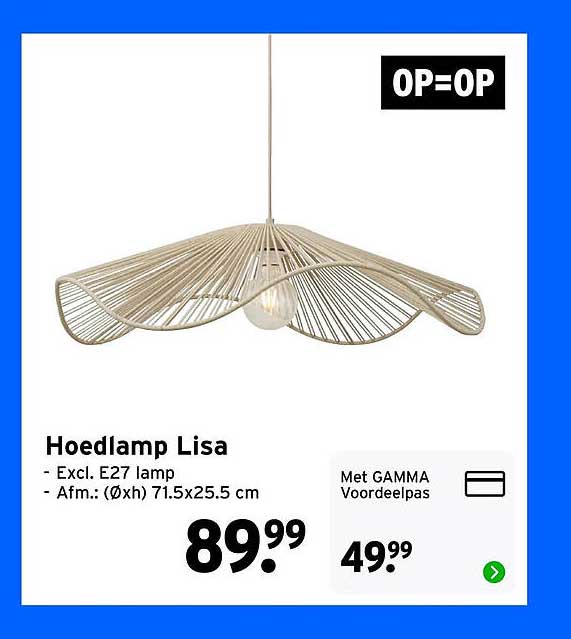 Hoedlamp Lisa