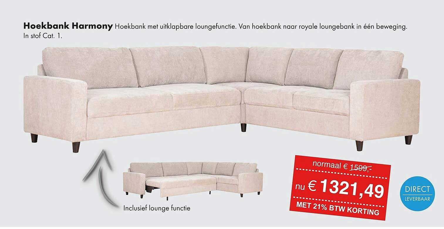 Hoekbank Harmony
