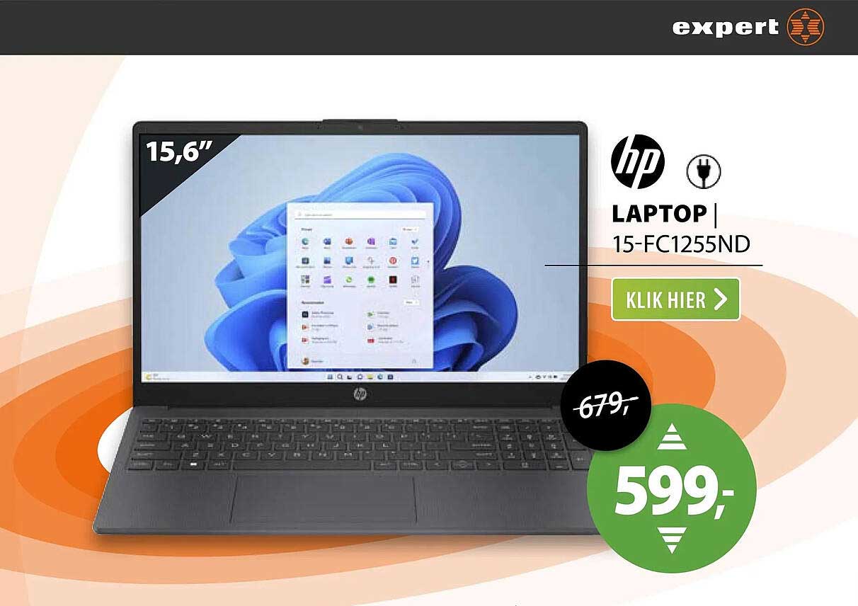 HP laptop 15-FC1255ND