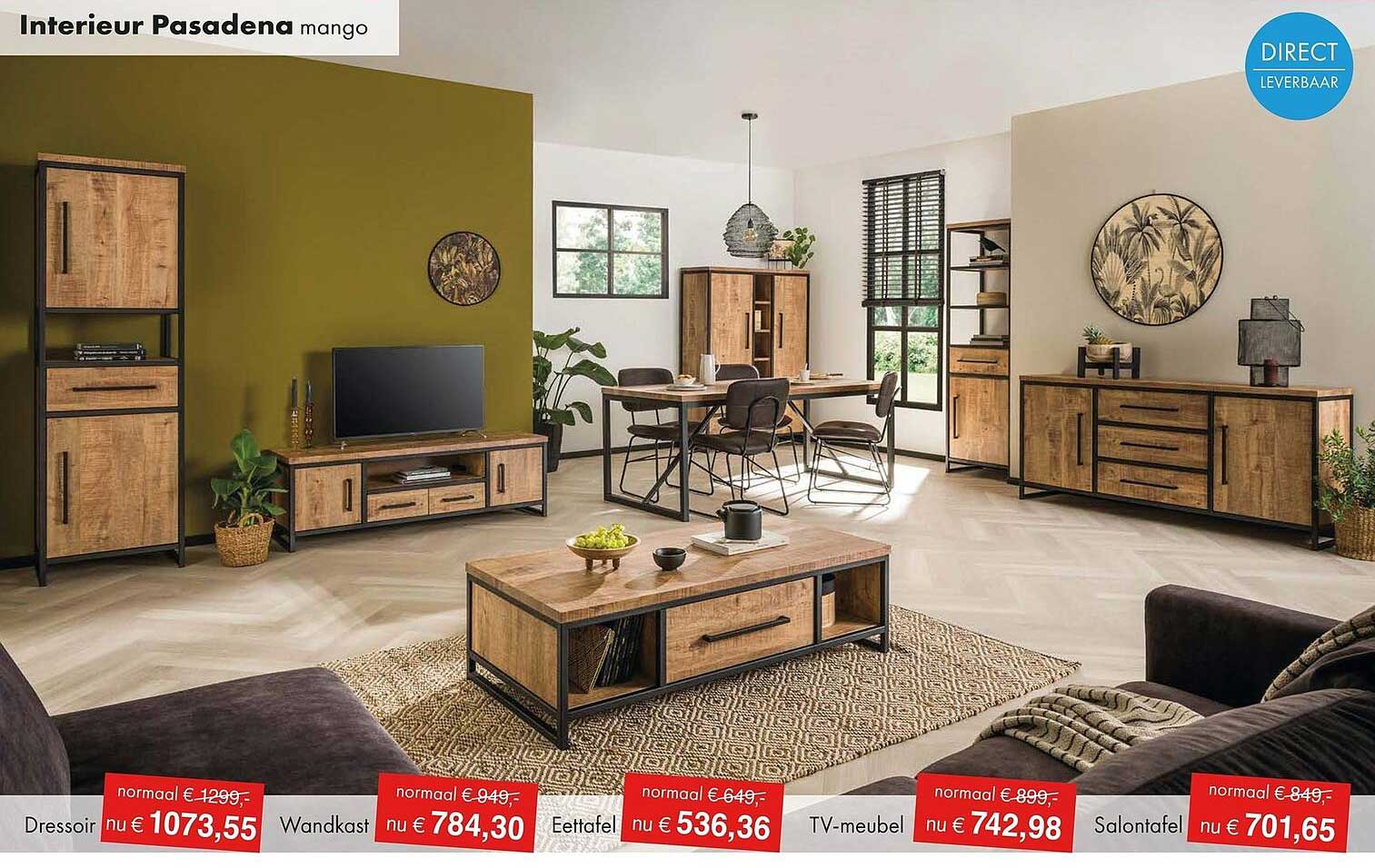 Interieur Pasadena mango