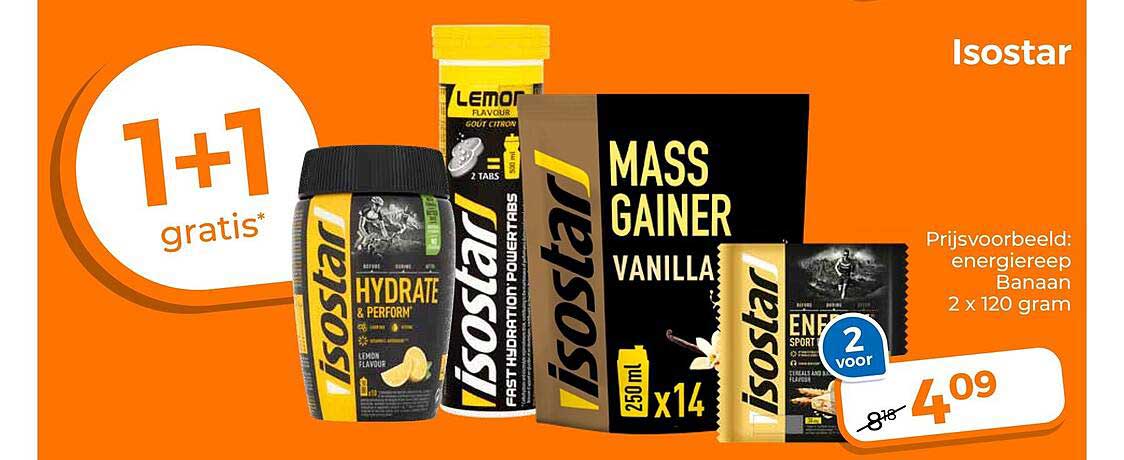 Isostar 1+1 gratis