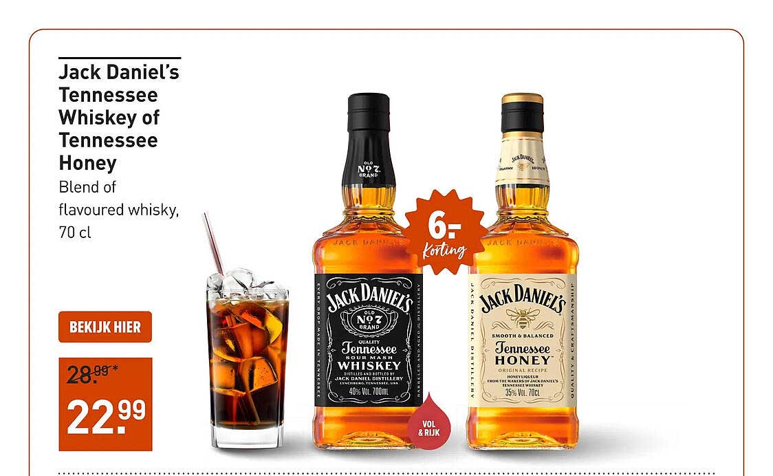 Jack Daniel’s Tennessee Whiskey of Tennessee Honey