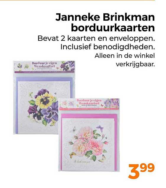 Janneke Brinkman borduurkaarten