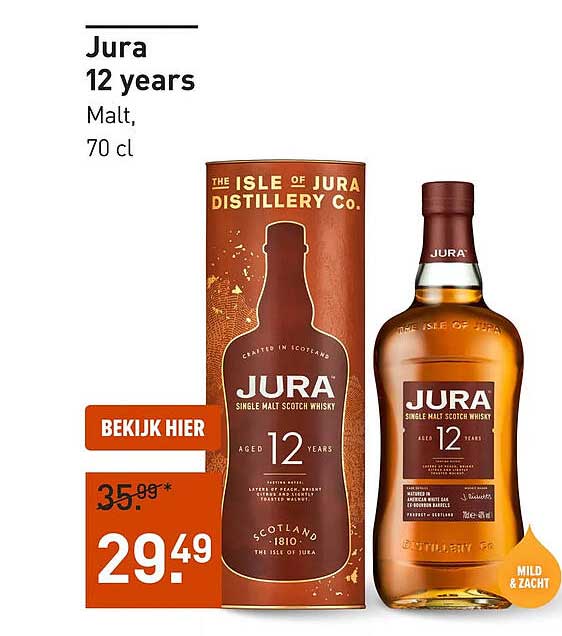 Jura 12 years Malt, 70 cl