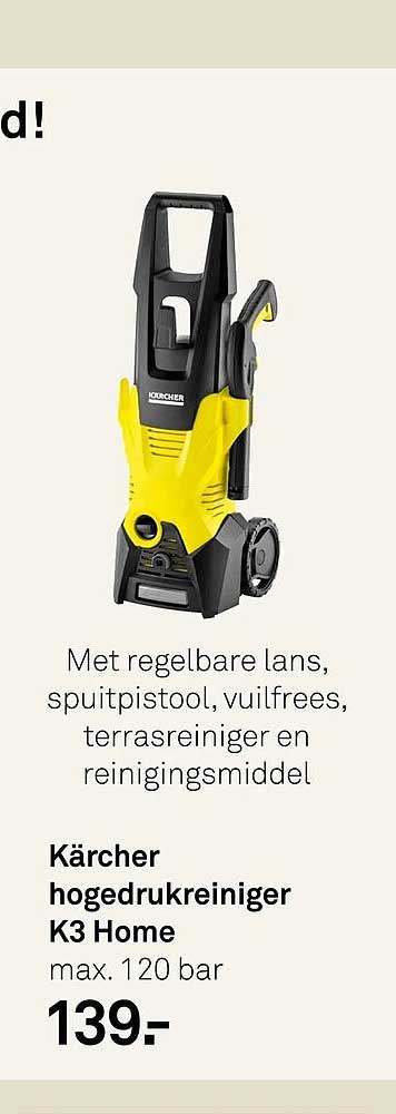 Kärcher hogedrukreiniger K3 Home max. 120 bar