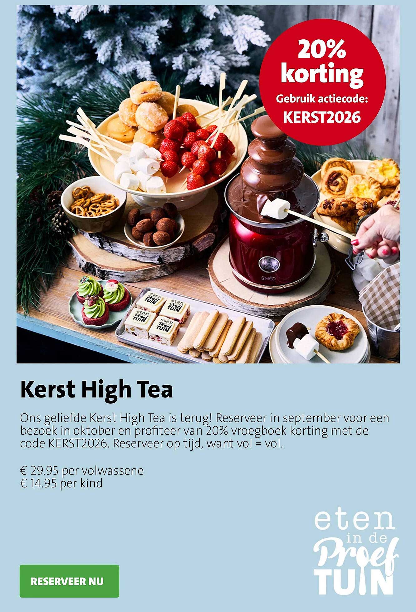 Kerst High Tea