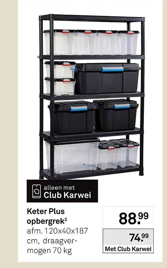 Keter Plus opbergrek²