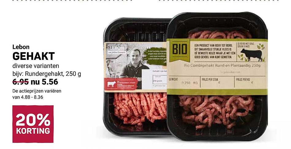 Lebon GEHAKT diverse varianten