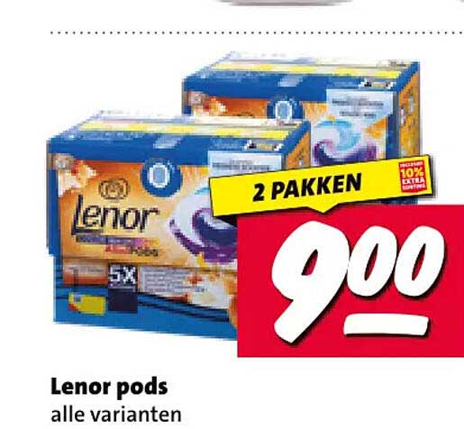 Lenor pods alle varianten 2 pakken