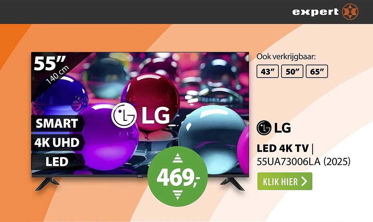 LG LED 4K TV | 55UA73006LA (2025)