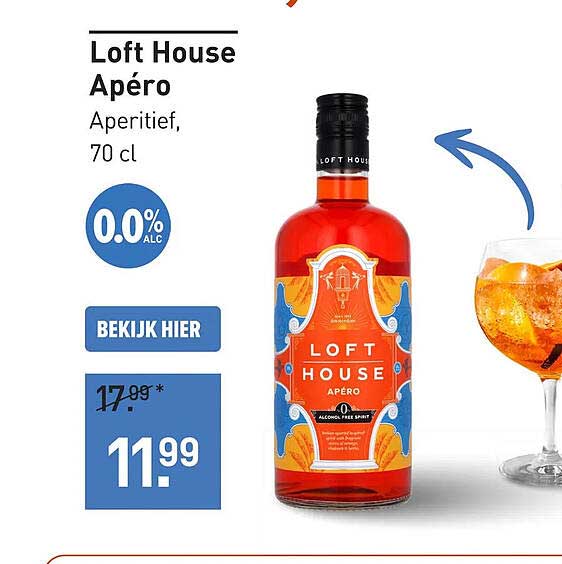 Loft House Apéro Aperitief, 70 cl 0.0% ALC BEKIJK HIER
