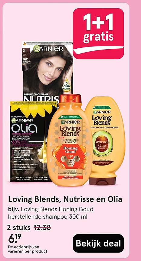 Loving Blends, Nutrisse en Olia 1+1 gratis