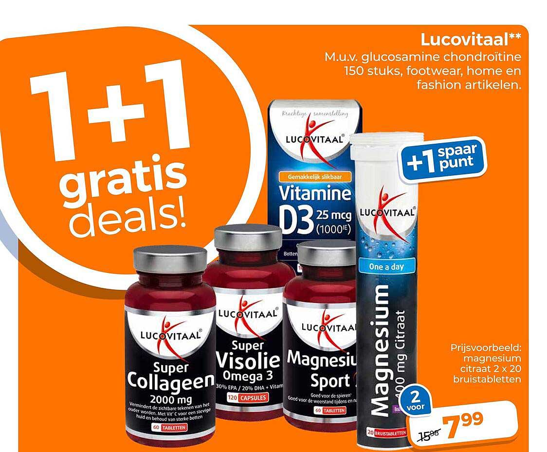 Lucovitaal** 1+1 gratis deals!