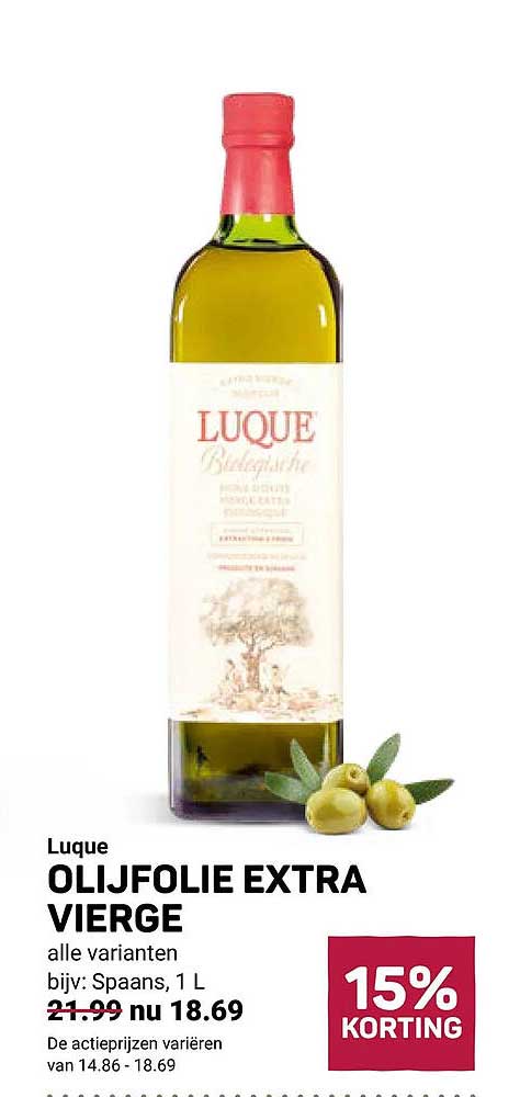 Luque OLIJFOLIE EXTRA VIERGE