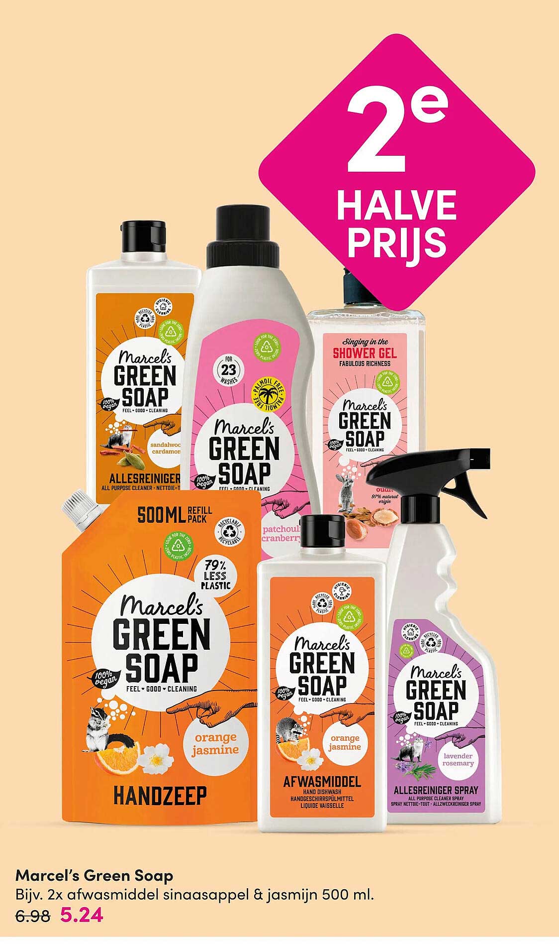 Marcel’s Green Soap 2e halve prijs