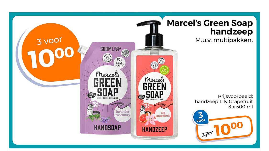 Marcel’s Green Soap handzeep