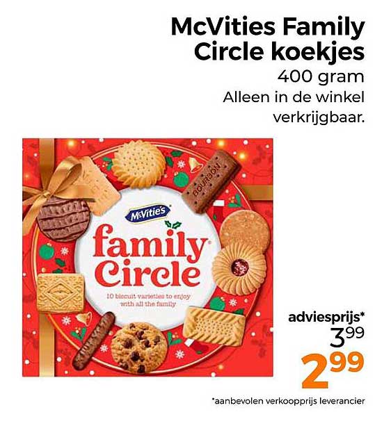 McVities Family Circle koekjes 400 gram