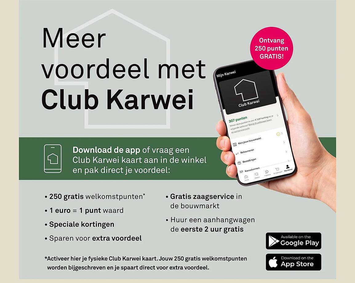 Meer voordeel met Club Karwei